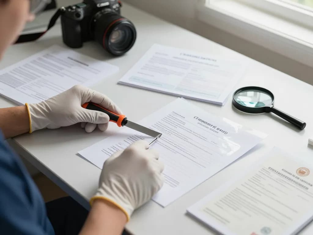 Carefully removing plastic lamination from documents using safe techniques for cách bóc miếng ép plastic removal.