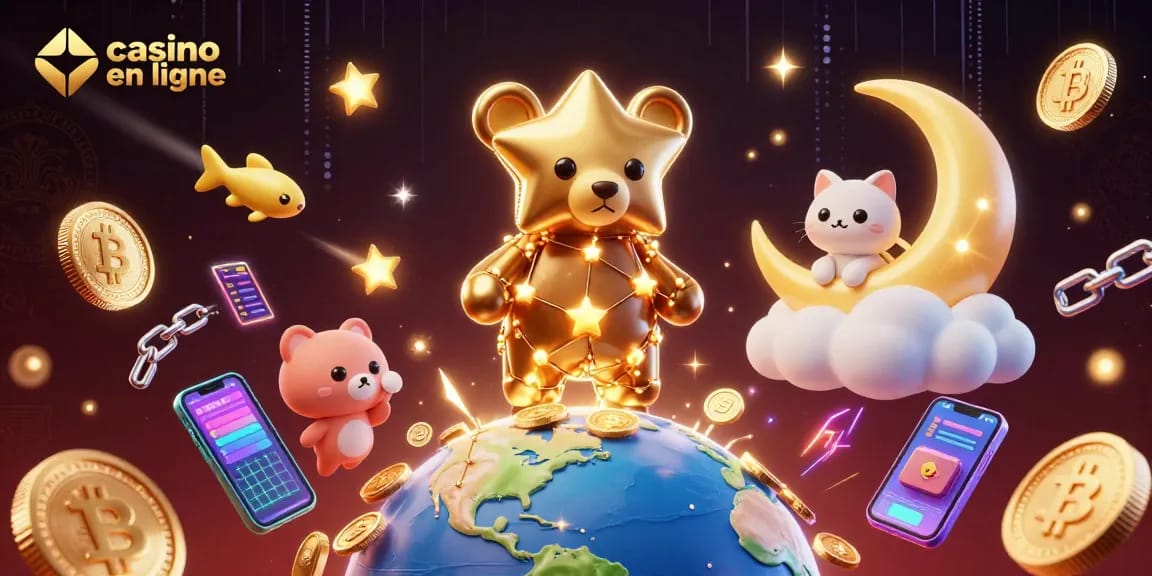 Profitez de l'expérience des jeux de casino en ligne avec des étoiles et des pièces d'or