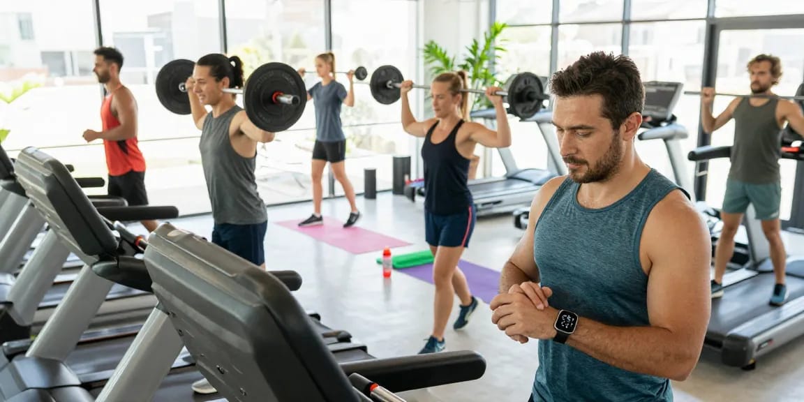 Astera Shop offers a dynamic fitness environment with people actively engaging in workouts, showcasing health and wellness.