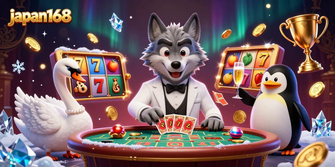 Engage in thrilling gameplay at japan168 with 3D characters in a lively casino atmosphere.