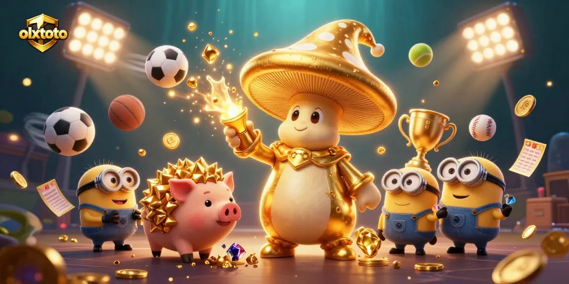 Menyabung hadiah emas dengan olxtoto menggunakan keajaiban jamur dan pig truffle di dunia judi