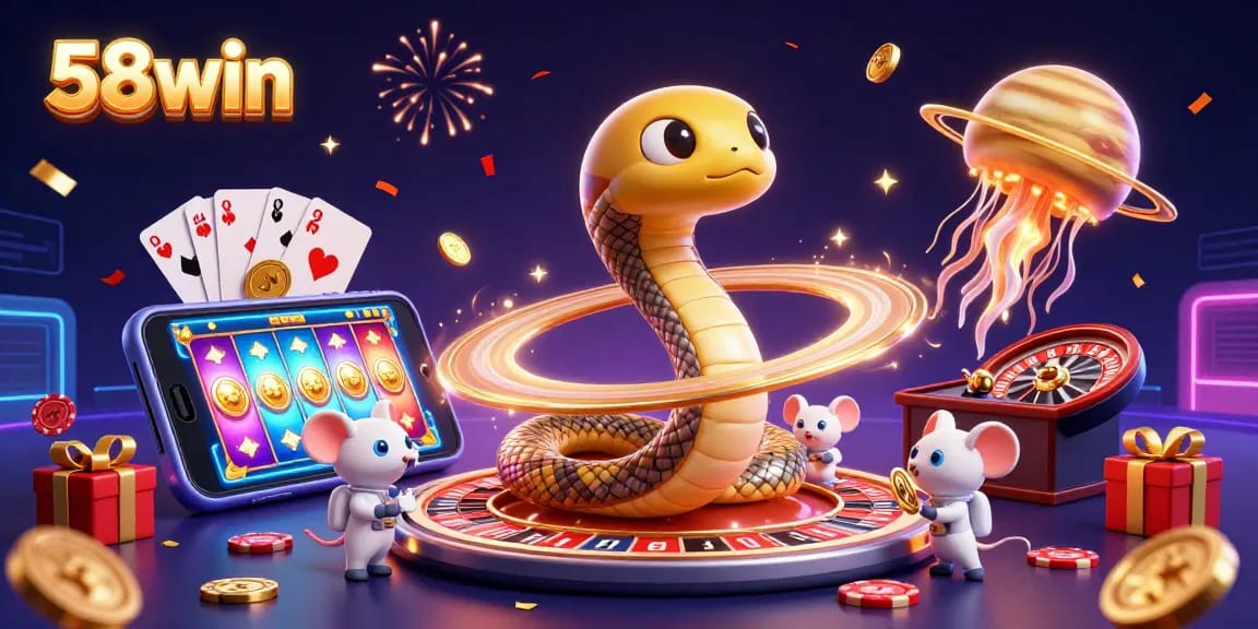 Experience the excitement of 58win with engaging characters, vibrant games, and thrilling action.