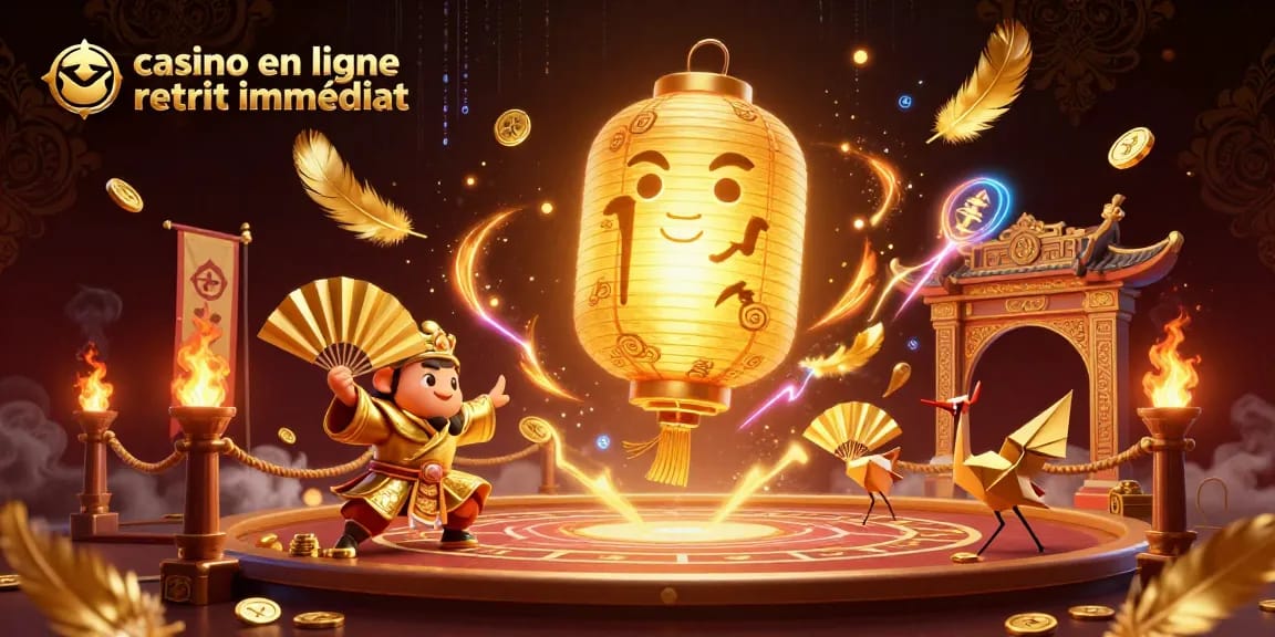 Visualisez la magie du casino en ligne retrait immédiat avec des personnages animés et des éléments en 3D captivants.