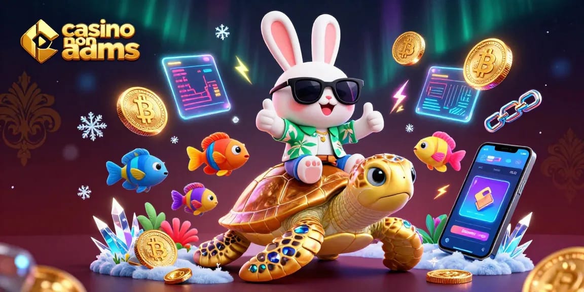 Gioca ai casino non AAMS e vinci con il coniglio fortunato su una tartaruga d'oro.