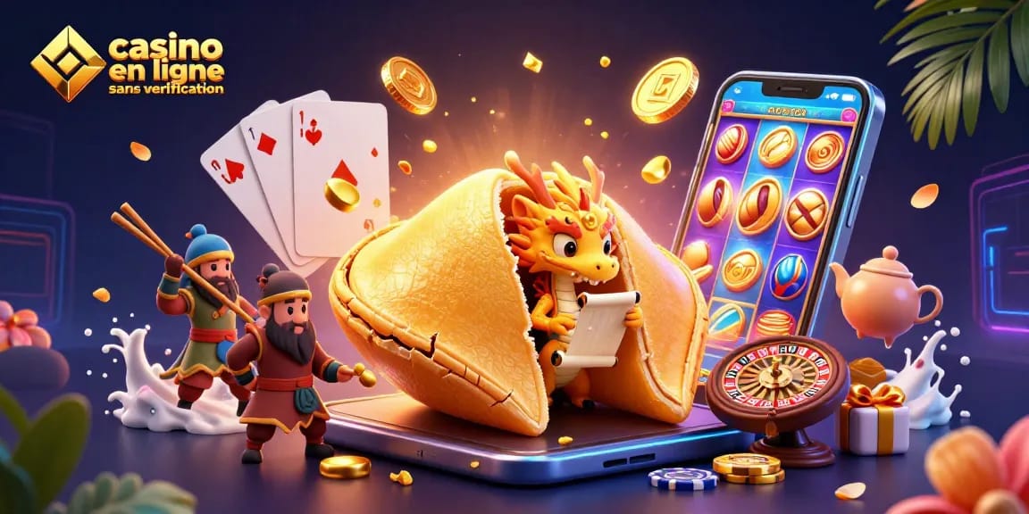 Profitez du casino en ligne sans vérification avec un dragon sage et des éléments de jeux dynamiques.
