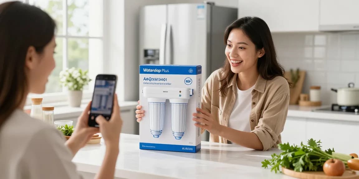 Waterdrop Plus ADQ73613401 NSF 401&53&42 Certified Refrigerator Water Filter and Air Filter for online shopping, product reviews, best deals, and buyer's guide.