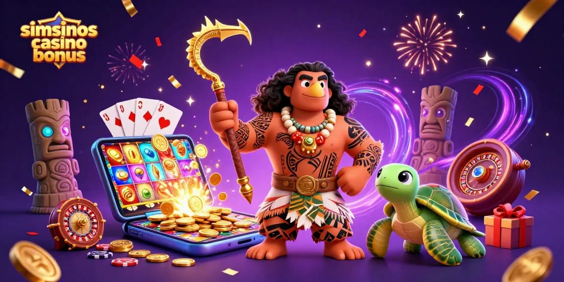 Profitez du bonus de casino Simsinos sans conditions de mise et gagnez gros avec l'aide d'un démon des îles.