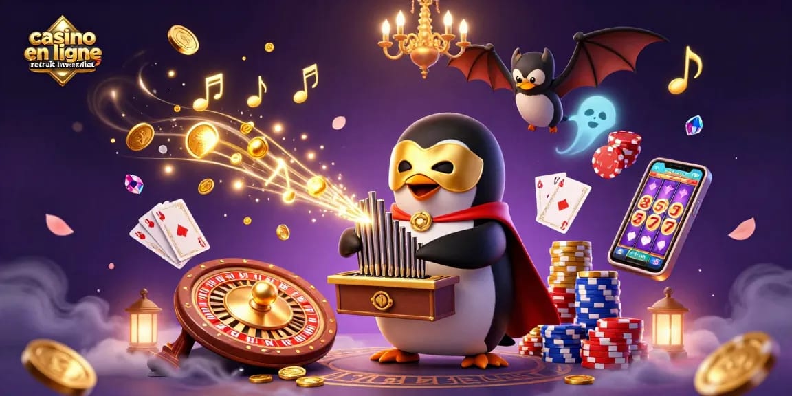 Plongez dans l'univers du casino en ligne retrait immédiat avec des pièces d'or et des jeux de hasard.