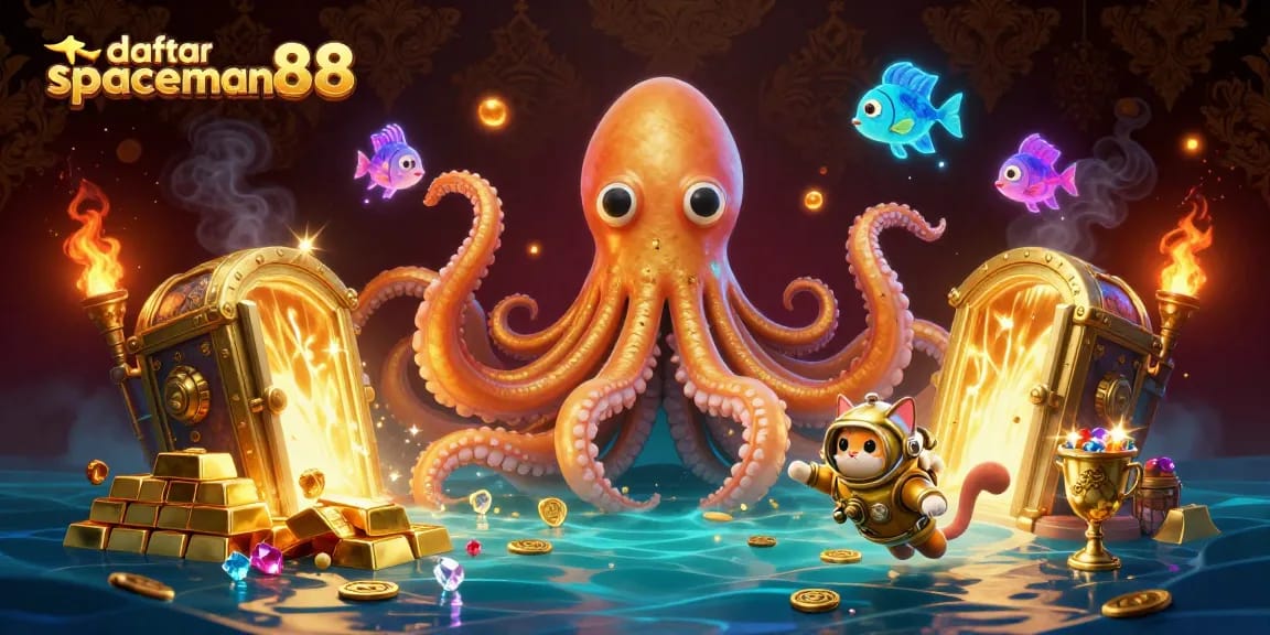 Experience the excitement of daftar spaceman88 in this vibrant 3D illustration celebrating the thrill of winning!
