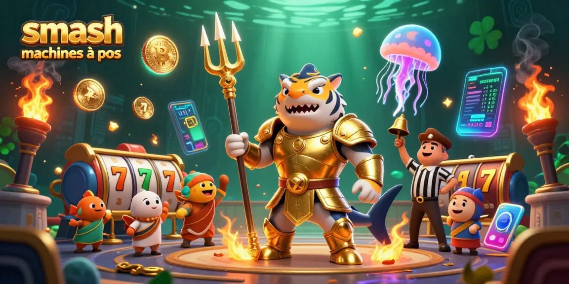 Jouer aux machines à sous Smash Casino avec un décor captivant et des éléments de jackpot