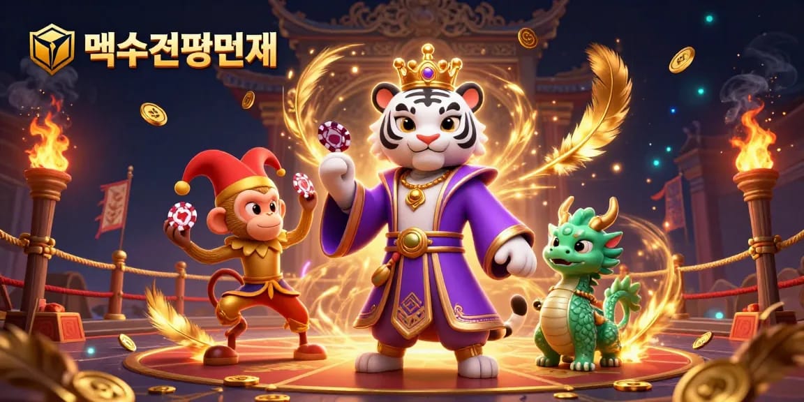 먹튀검증업체 관련 자료를 재미있게 배팅하는 3D 일러스트