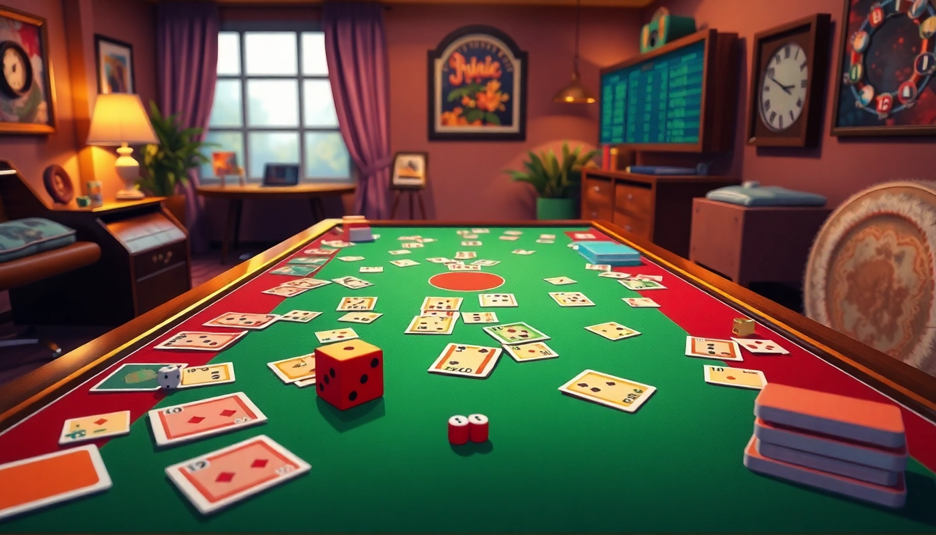 Menangkan toto togel dengan kartu warna-warni dalam suasana permainan yang ceria.