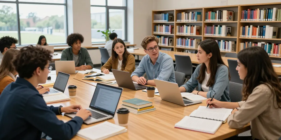 学生在大学图书馆学习，强调国外大学毕业证的重要性。