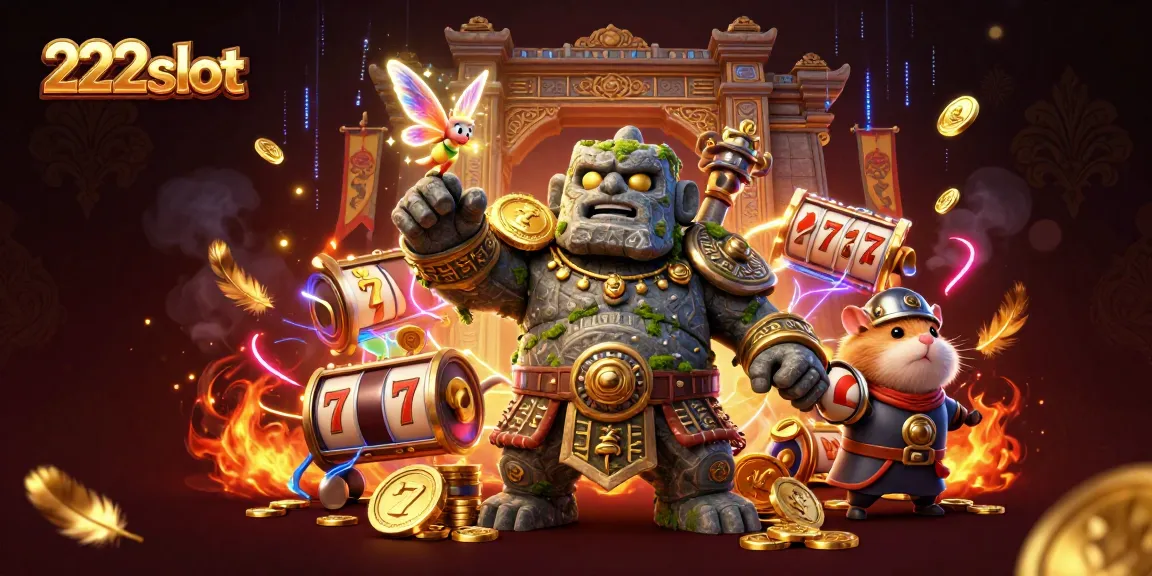 Menangkan permainan di 222slot dengan grafis slot 3D yang menakjubkan dan karakter ajaib.
