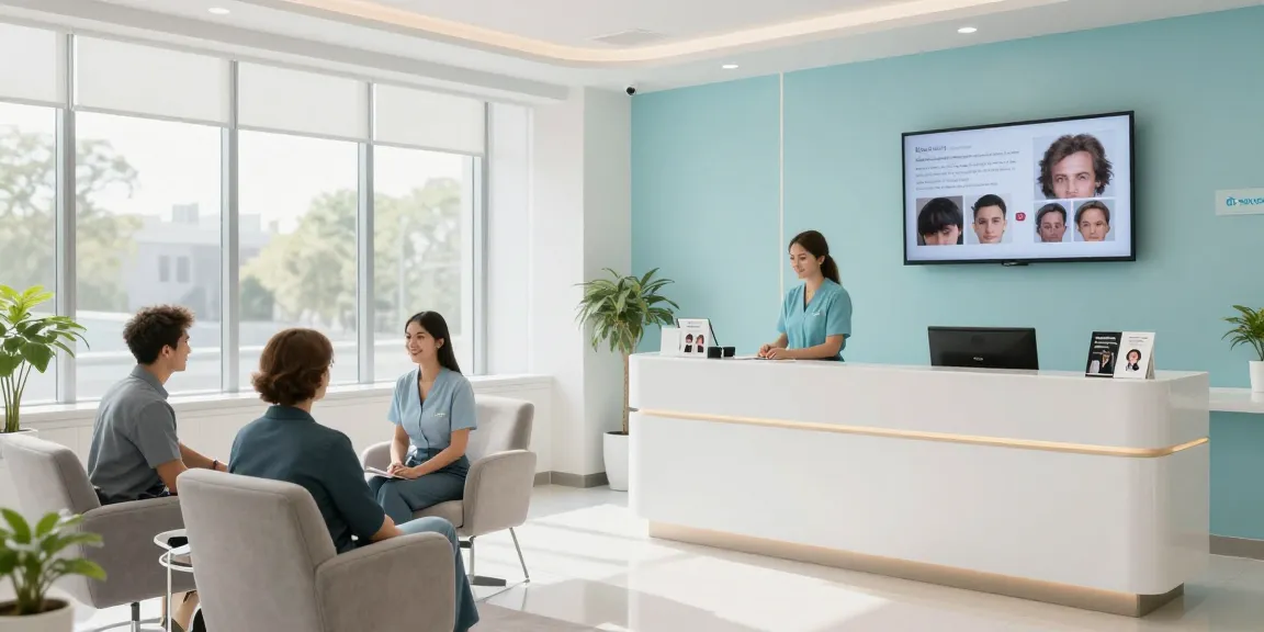 hair transplant turkey healthcare services, modern clinic environment with patient care focus