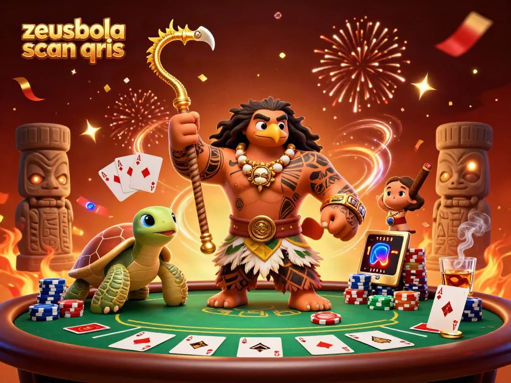 Engage with zeusbola scan qris for exciting poker games amidst vibrant casino atmosphere.