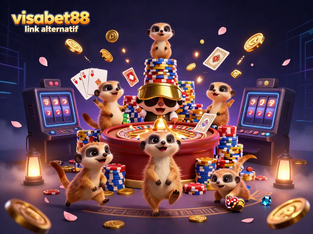 Experience the thrill of betting with visabet88 link alternatif as meerkats run an exciting casino operation.