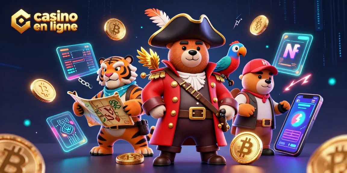 Jouer au casino en ligne attire les joueurs avec des pirates, des tigres et des pièces de cryptomonnaie.