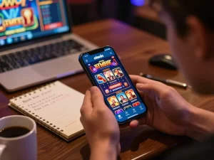 Experience the thrill of winning with okwin mobile gaming app showcasing exciting games.