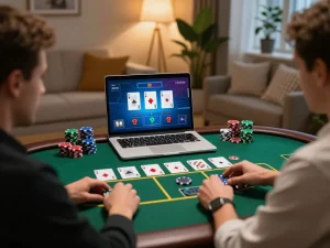 Engaging with live dealer games at nhà cái CM88 in a cozy home setup