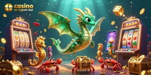 Découvrez le monde palpitant du casino en ligne argent réel avec des dragons vibrants et des machines à sous débordant d'or.