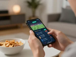 cm88 sports betting action on smartphone, with live odds and betting options displayed