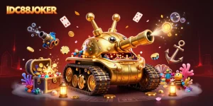 IDC88JOKER showcases a vibrant 3D cartoon casino scene bursting with excitement, perfect for players seeking immersive action.