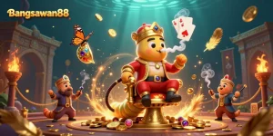 Bangsawan88 offers thrilling gaming experiences with vibrant characters in a dynamic casino setting.