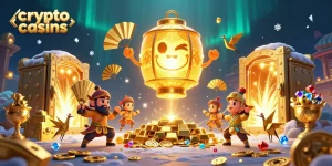Jouer sur les crypto casinos avec des personnages enchanteurs, lumières et joyaux scintillants.
