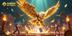 Casino en ligne : plongez dans l'univers captivant des jeux avec un aigle cybernétique.