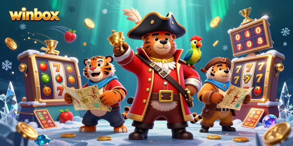 Winbox offers thrilling casino experiences with slots, jackpots, and vibrant characters in action.