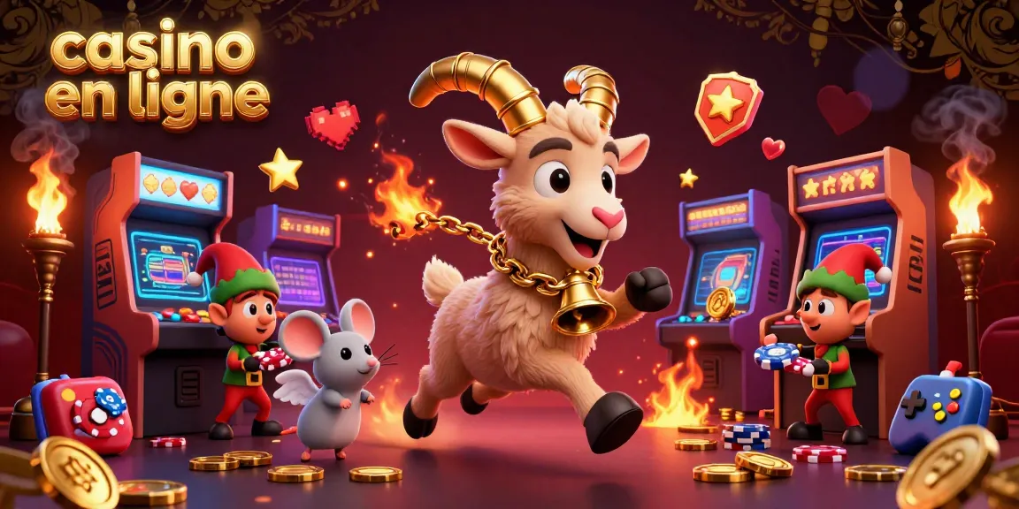 Vivez l'excitation d'un casino en ligne avec des personnages colorés et des machines à sous brillantes.