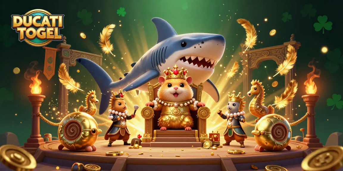Win big at DUCATITOGEL as a golden hamster king rules a vibrant royal gambling arena.
