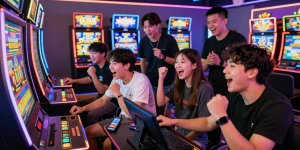 Permainan RTP slot online di NAGAHITAM303 dengan suasana meriah.