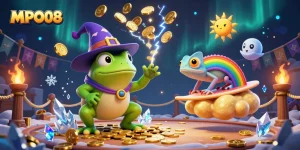 MPO08 engages players with a storm of coins, enhancing the interactive gambling experience.