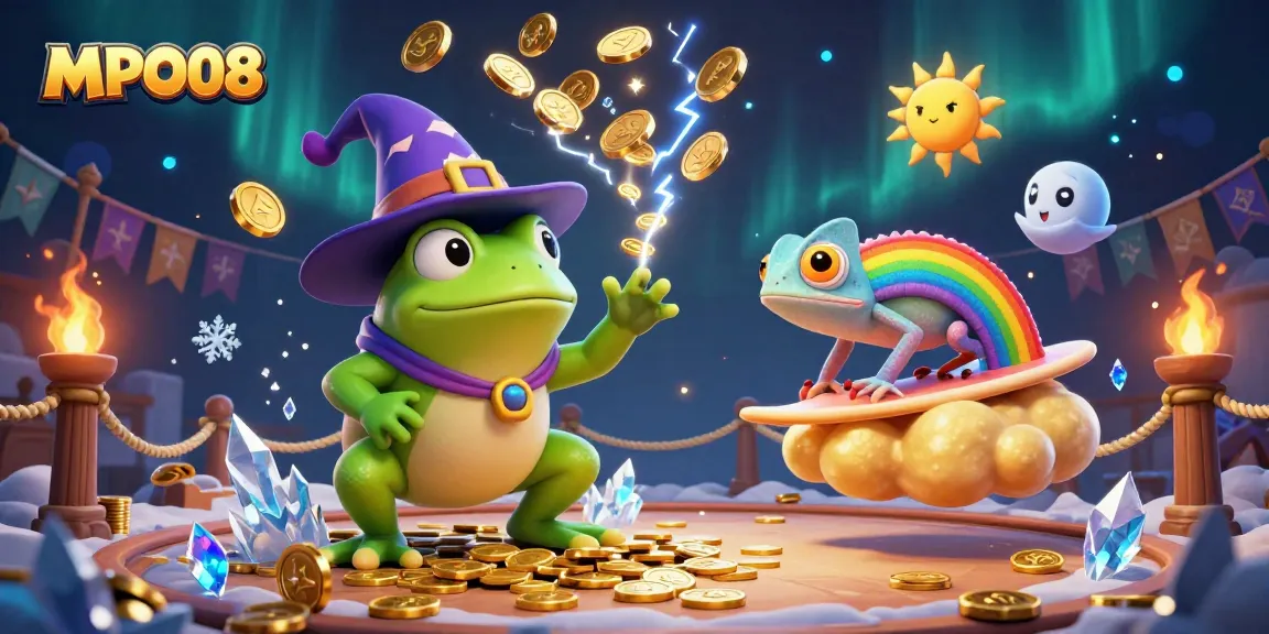 MPO08 engages players with a storm of coins, enhancing the interactive gambling experience.