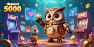 Engage players at deposit 5000 with vibrant slot machines and mystical gaming elements.