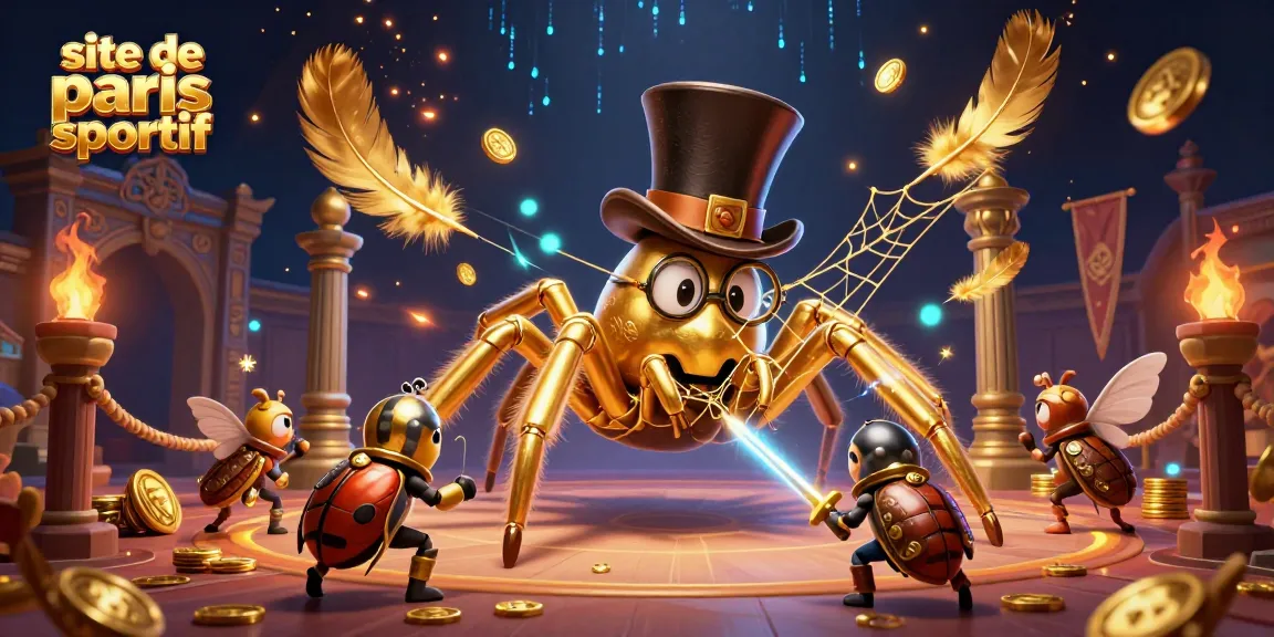 Pariez sur le site de paris sportif avec des personnages captivants et des éléments d'ambiance de casino animés.
